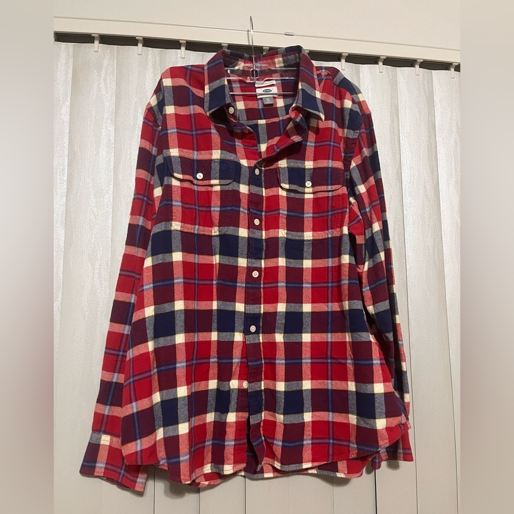 Regular fit Plaid Button-Up Shirt